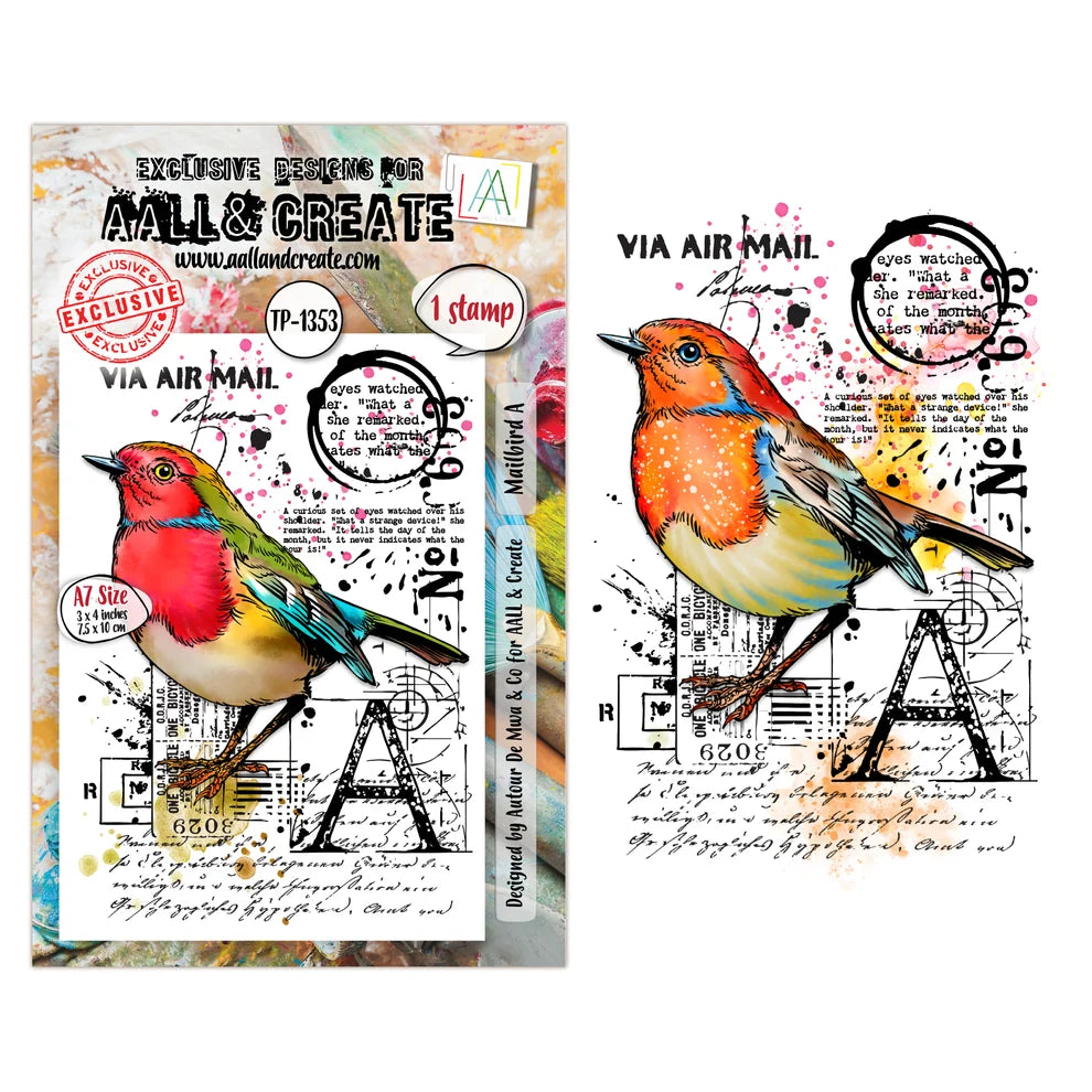 AALL & CREATE - A7 Stamps - Mailbird A  #1353