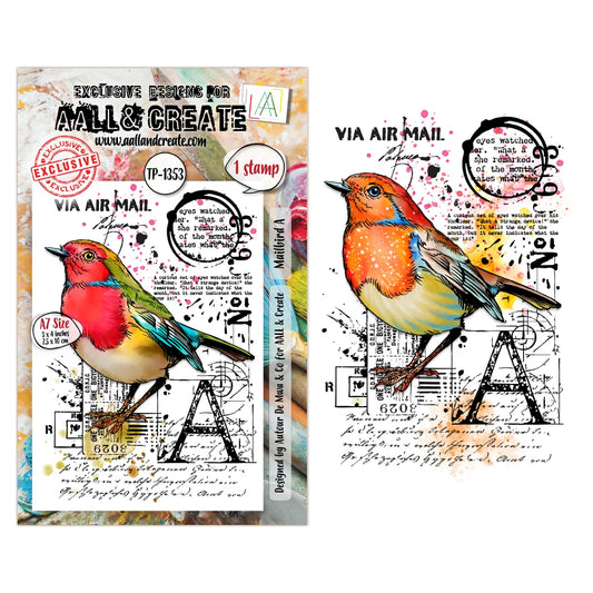 AALL & CREATE - A7 Stamps - Mailbird A  #1353