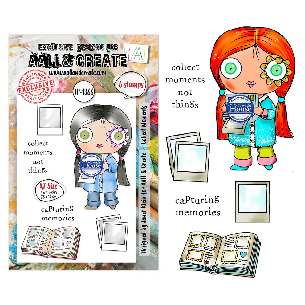 AALL & CREATE - A7 Stamps - Collect Moments #1366