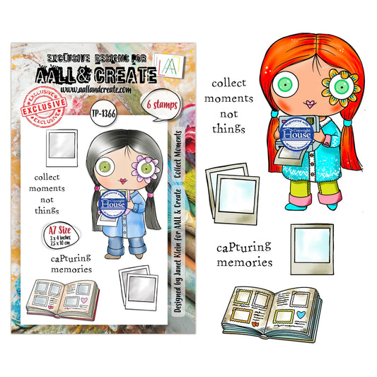 AALL & CREATE - A7 Stamps - Collect Moments #1366