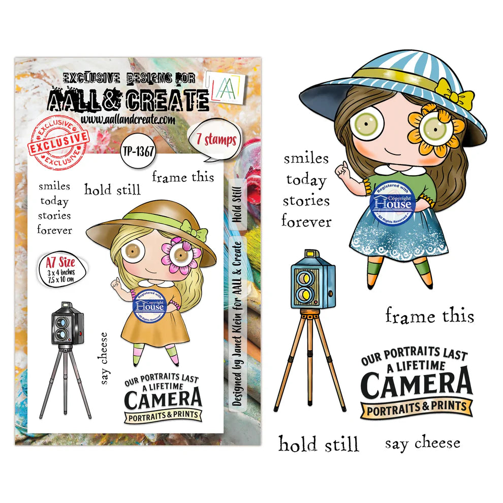 AALL & CREATE - A7 Stamps - Hold Still #1367