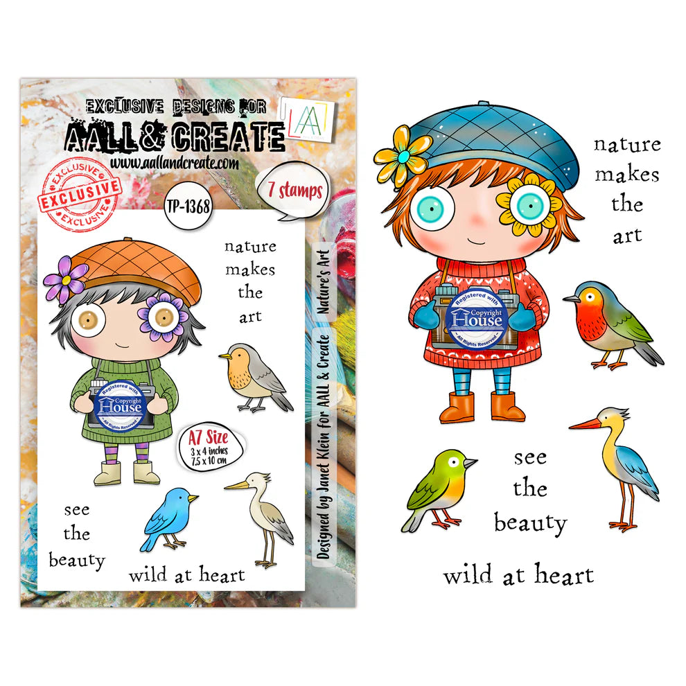 AALL & CREATE - A7 Stamps - Nature's Art  #1368