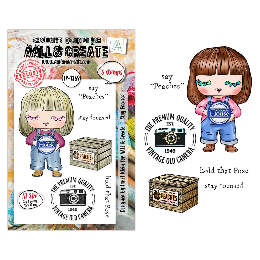 AALL & CREATE - A7 Stamps - Stay Focused  #1369