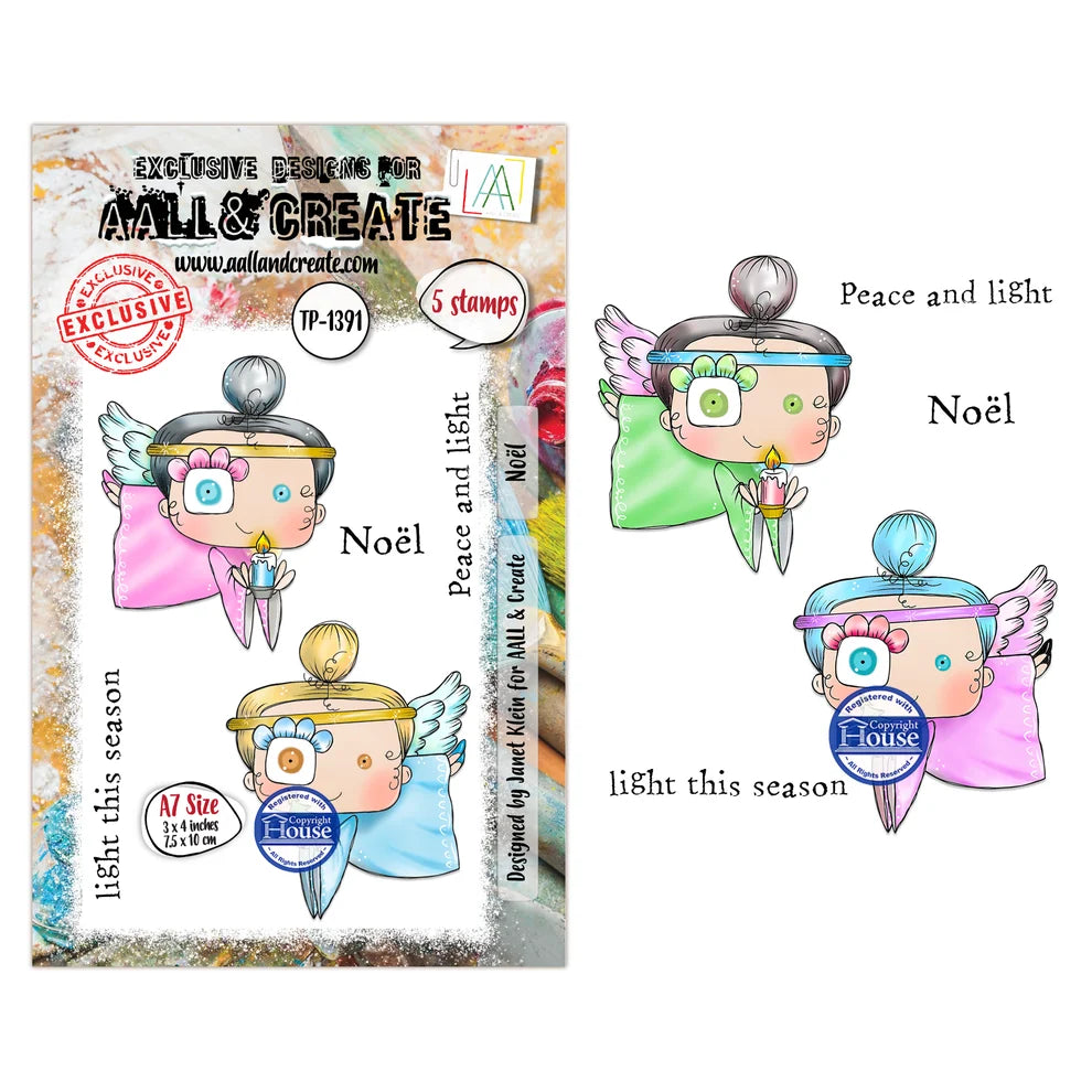 AALL & CREATE - A7 Stamps - Noel #1391