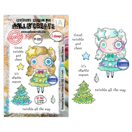 AALL & CREATE - A7 Stamps -Sparkle Season #1393