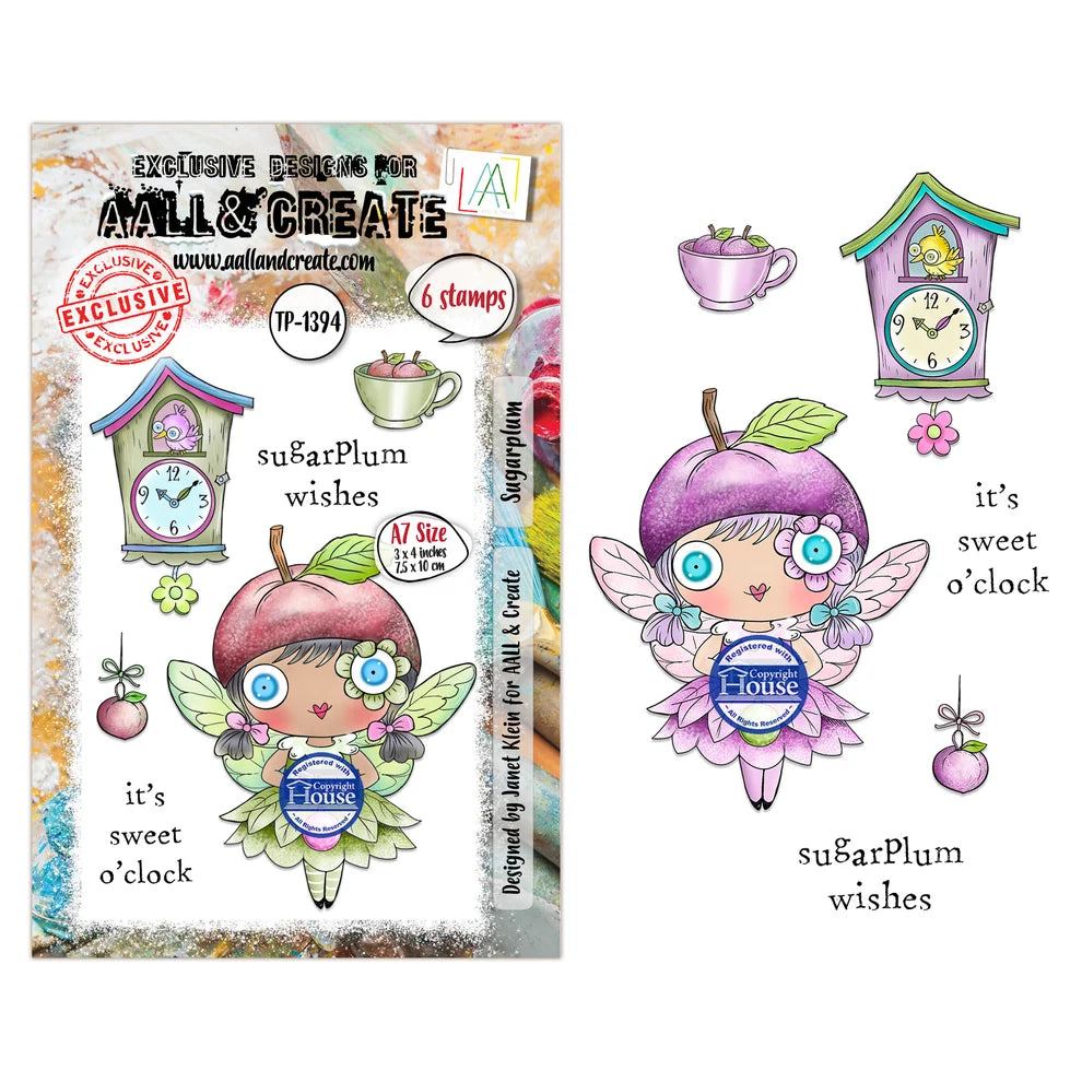 AALL & CREATE - A7 Stamps - Sugarplum #1394