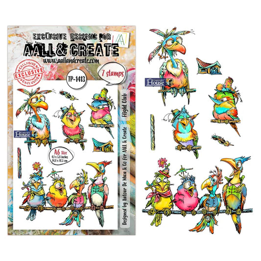 AALL & CREATE - A6 Stamps - Flight Club  #TP - 1413