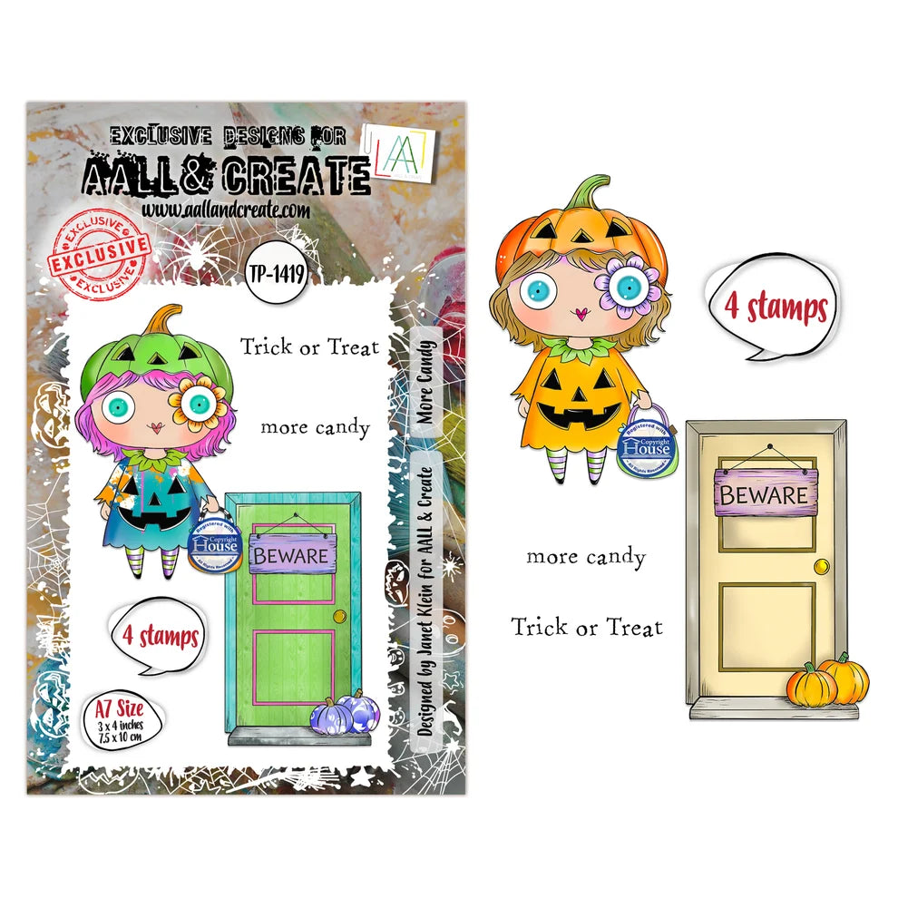 AALL & CREATE - A7 Stamps - More Candy #1419