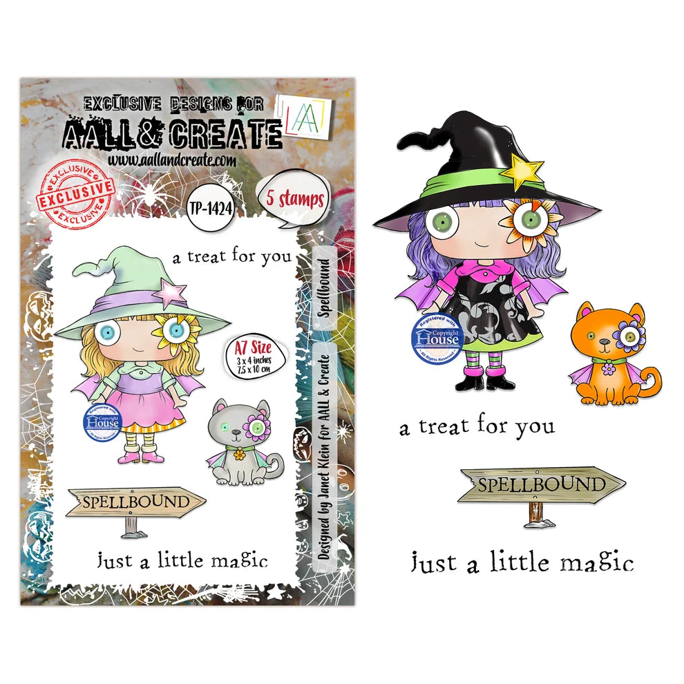 AALL & CREATE - A7 Stamps - Spellbound #1424
