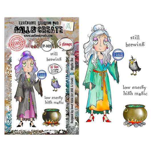 AALL & CREATE - A7 Stamps - Mystic Dee #1428