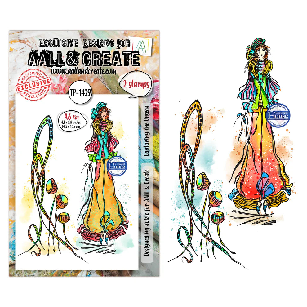 AALL & CREATE - A6 Stamps - Capturing The Unseen  #TP - 1429