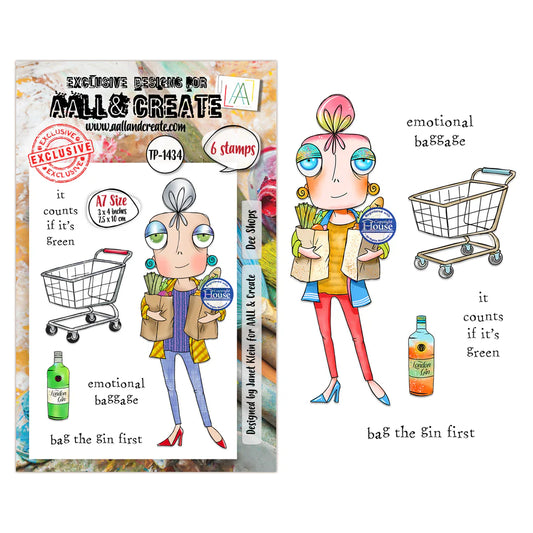 AALL &amp; CREATE - A7 Stamps - Dee Shops #1434