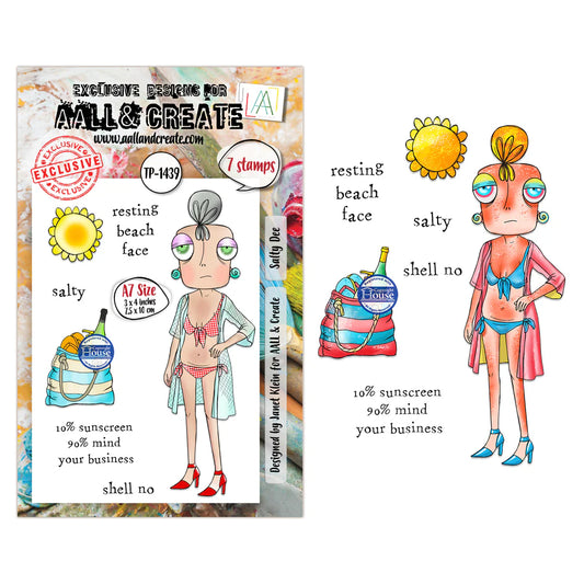 AALL & CREATE - A7 Stamps - Salty Dee  #1439