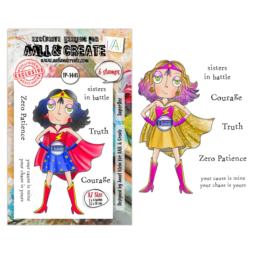 AALL & CREATE - A7 Stamps - SuperDee  #1441