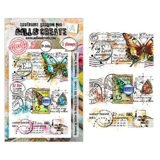 AALL & CREATE - A7 Stamps - Fragments in Transit -#1446