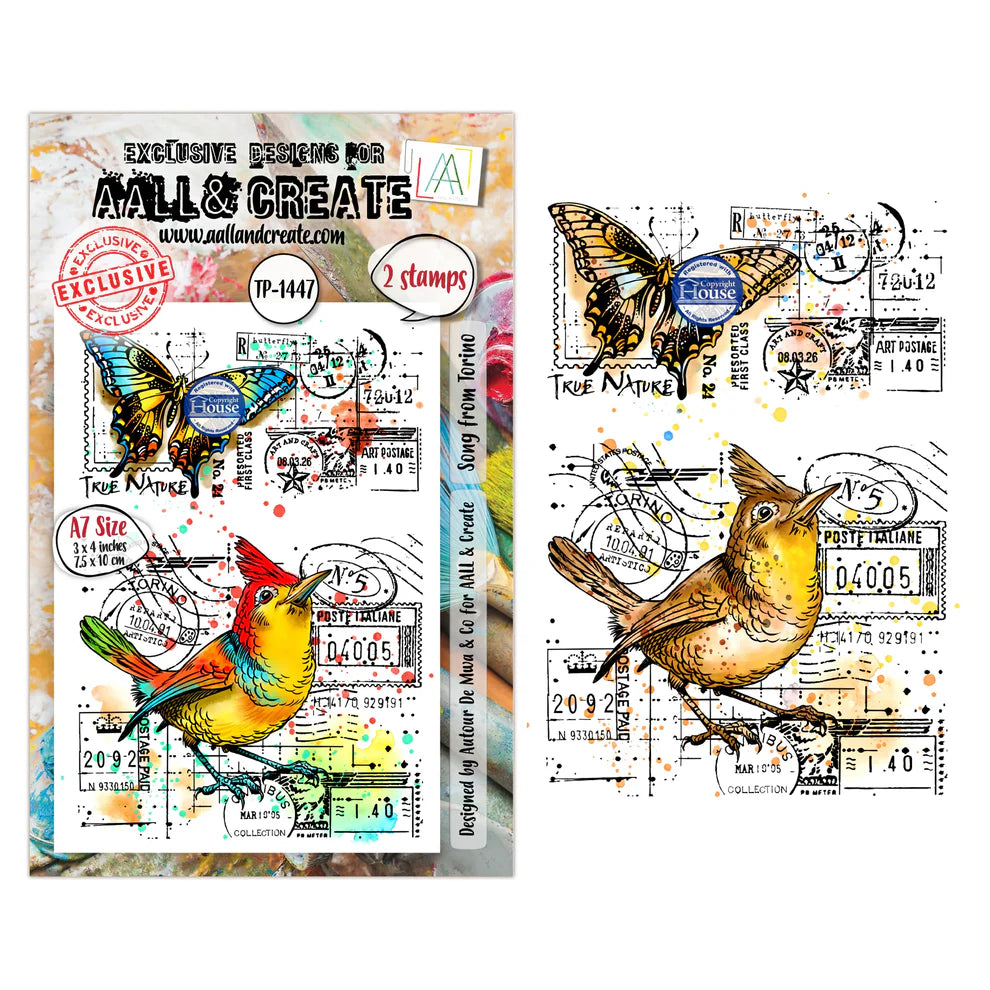 AALL & CREATE - A7 Stamps - Song From Torino -#1447