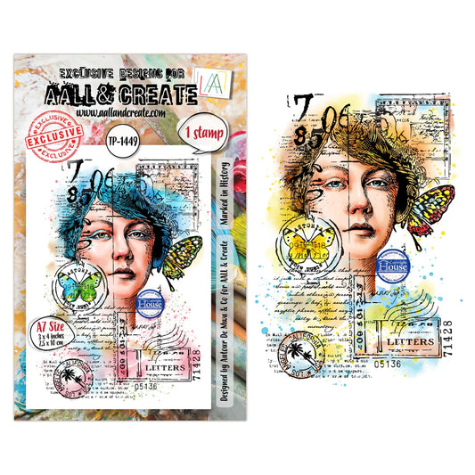 AALL & CREATE - A7 Stamps - Marked In History -#1449