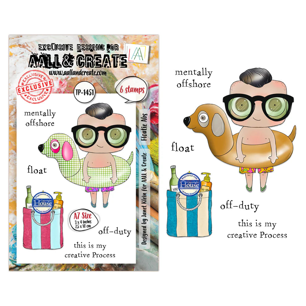 AALL & CREATE - A7 Stamps - Floatie Abs #1451