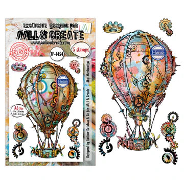 AALL & CREATE - A6 Stamps - Sky Mechanism - #1454