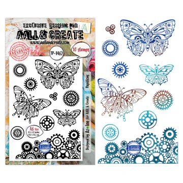 AALL & CREATE - A6 Stamps - Papillons - #1462