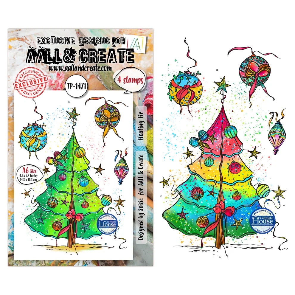 AALL & CREATE - A7 Stamps - Floating Fir TP - 1471