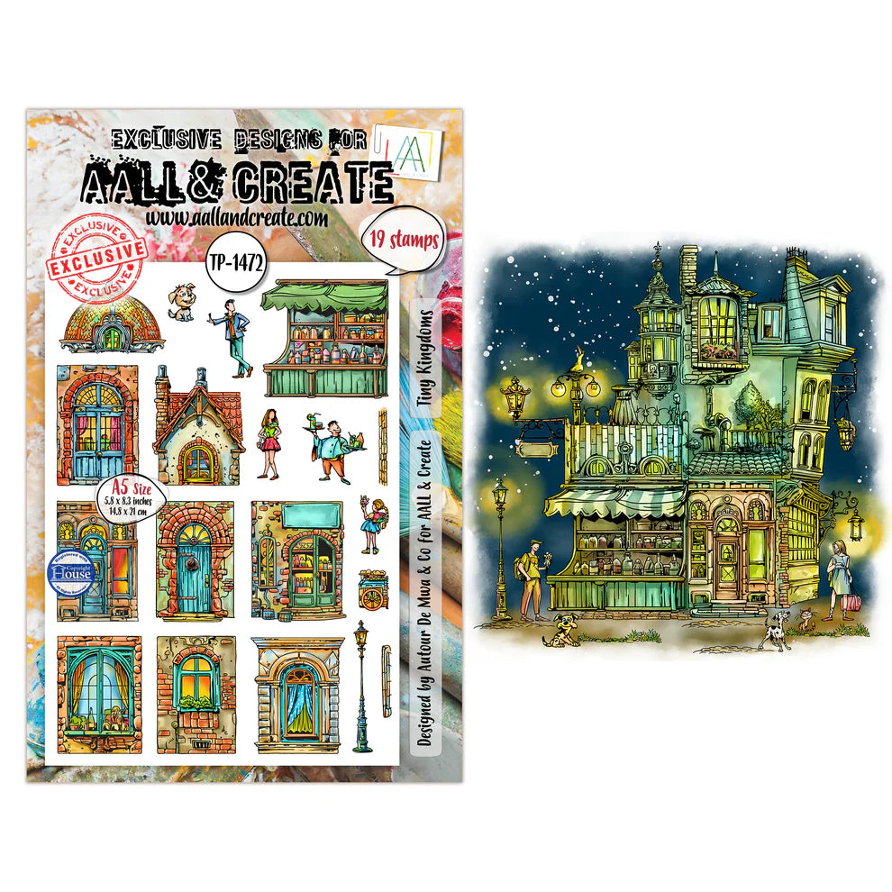 AALL & CREATE - A5 Stamps - Tiny Kingdoms # 1472