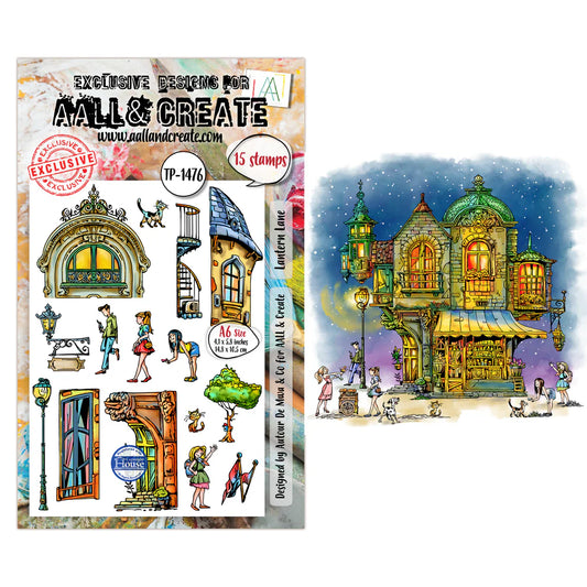 AALL & CREATE - A6 Stamps - Lantern Lane- #1476