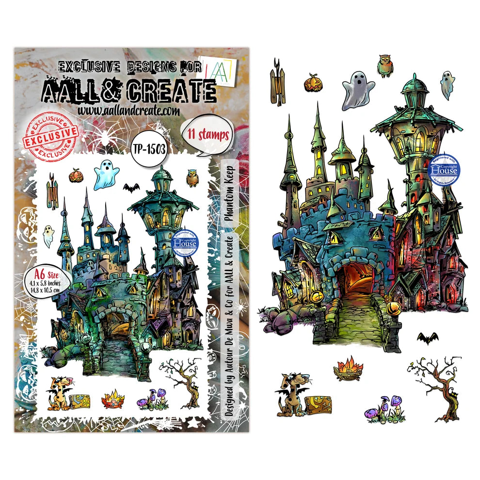 AALL & CREATE - A6 Stamps - Phantom Keep TP - 1503