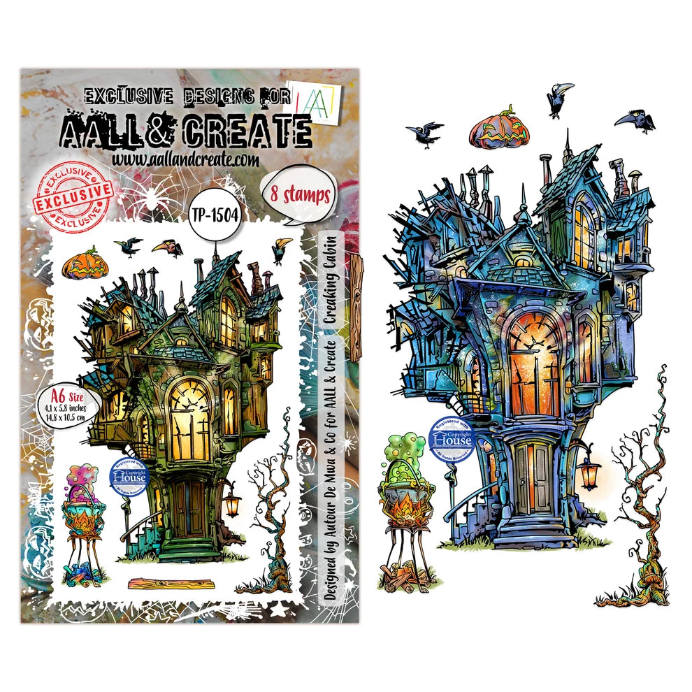 AALL & CREATE - A6 Stamps - Creaking Cabin TP - 1504