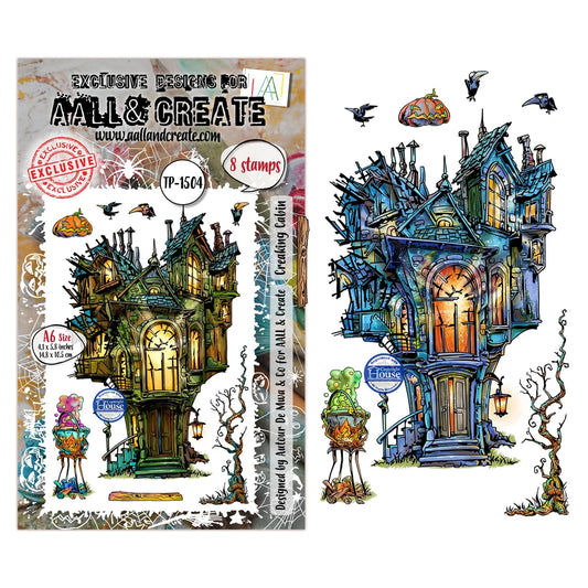 AALL & CREATE - A6 Stamps - Creaking Cabin TP - 1504