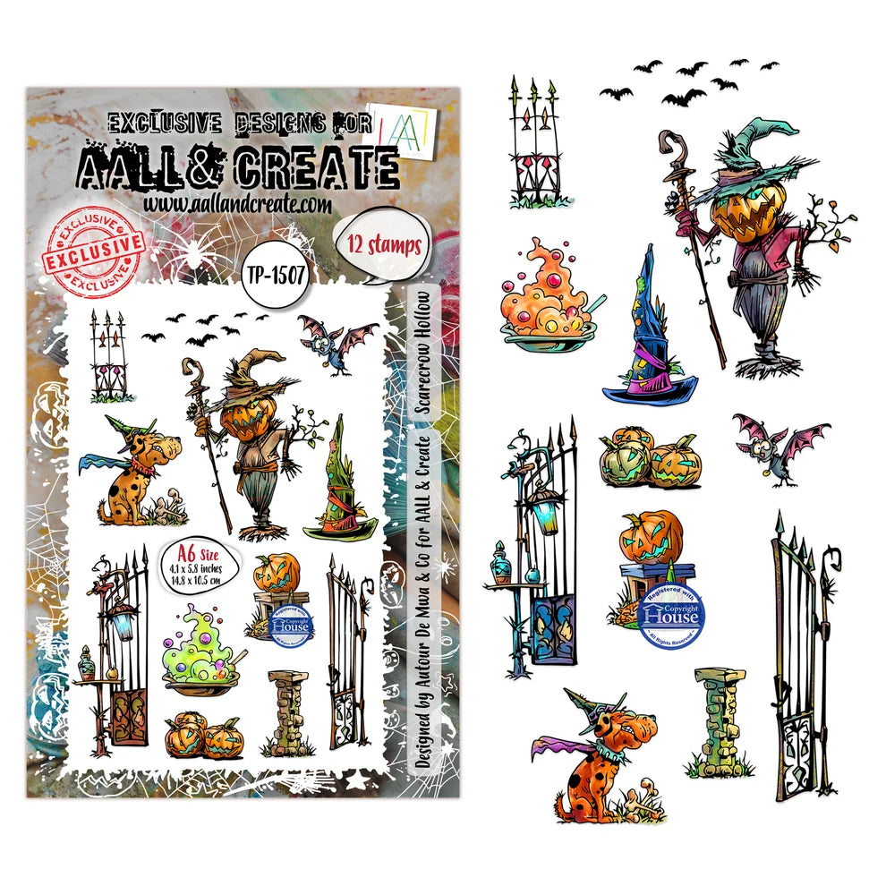 AALL & CREATE - A6 Stamps - Scarecrow Hollow TP - 1507