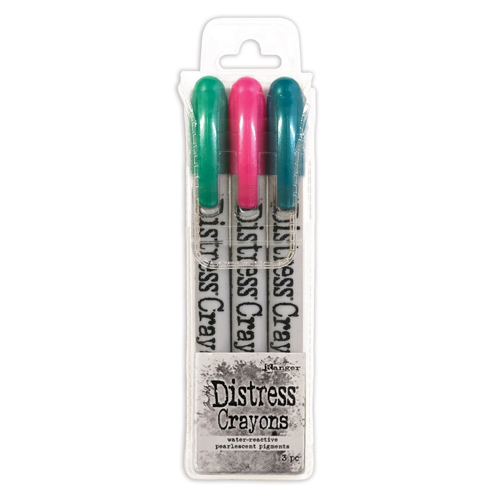 Tim Holtz - Distress Pearl Crayons - Holiday Set #4