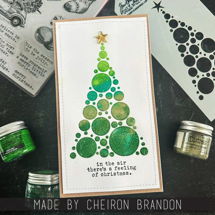 Layering Stencil - Stampers Anonymous - Modern Tree