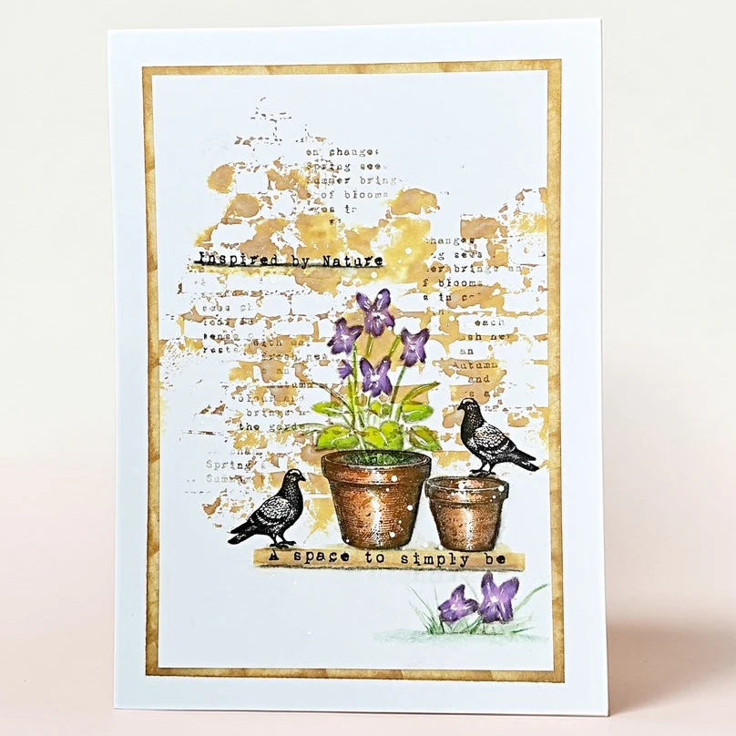 Tracy Evans Boutique Designs - 6x6 Stencils - Brick Wall ST9