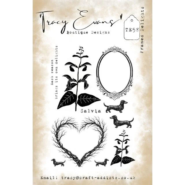 Tracy Evans Boutique Designs - Framed Delight TE58