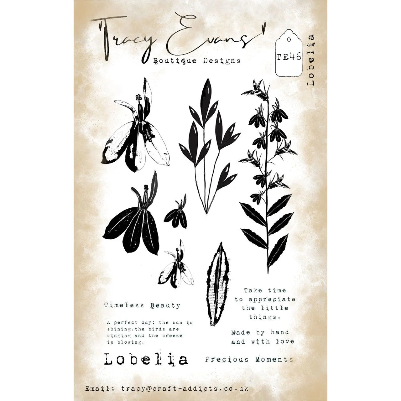 Tracy Evans Boutique Designs - Lobelia TE46