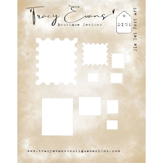 Tracy Evans Boutique Designs - Die Set -  Post Art D101