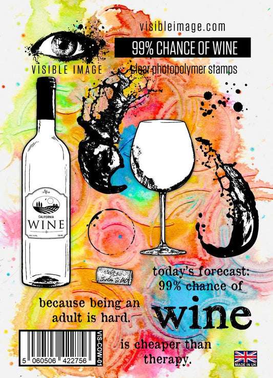 Visible Image Clear Stamps - Chance Of Wine