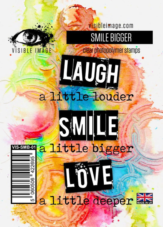 Visible Image clear stamps -Smile Bigger