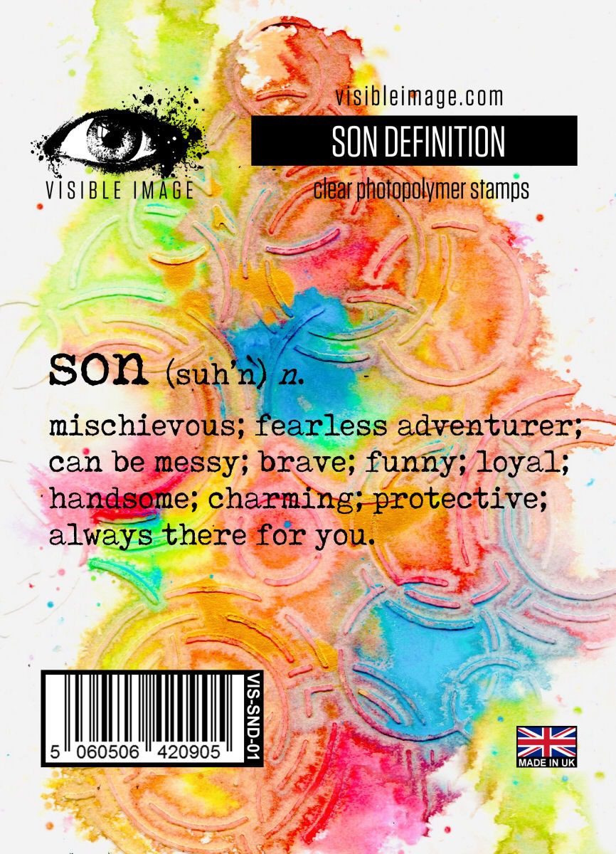 Visible Image clear stamps - Son Definition