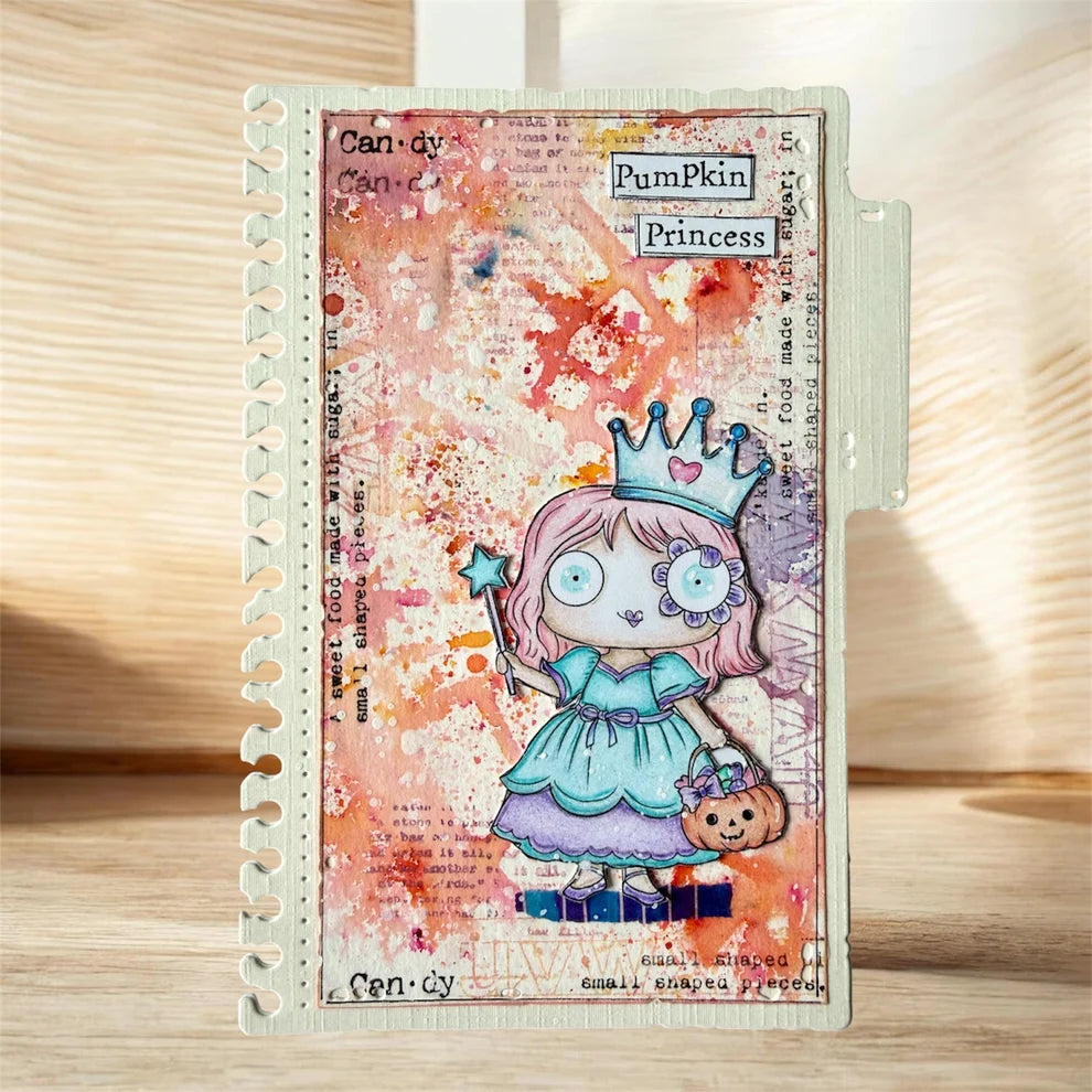 AALL & CREATE - A7 Stamps - Pumpkin Princess #1423