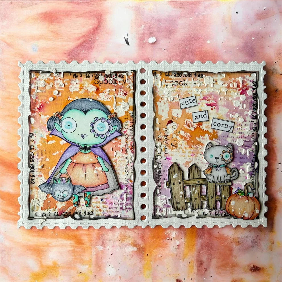 AALL & CREATE - A7 Stamps - Cute To The Bone #1418