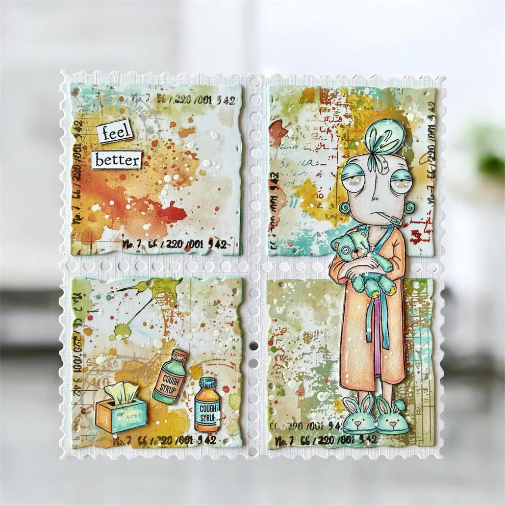 AALL & CREATE - A7 Stamps - Sniffy Dee  #1440