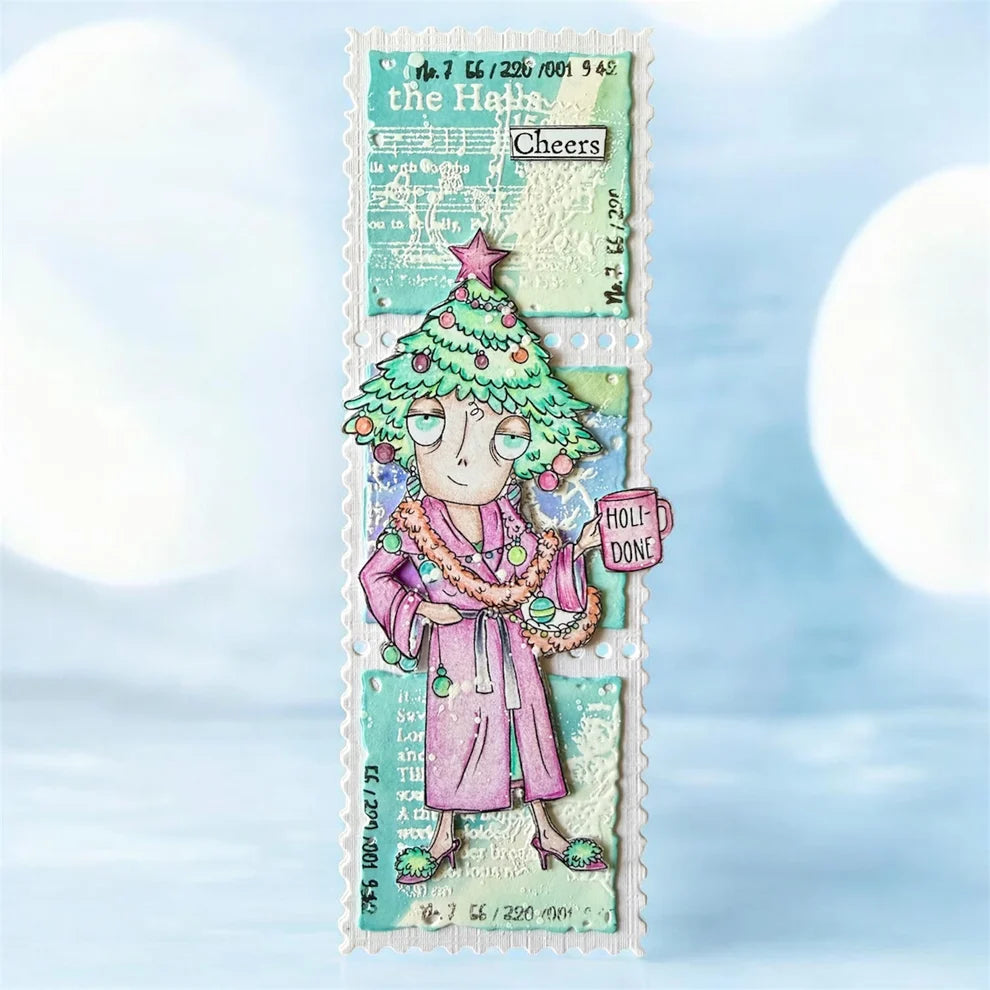 AALL & CREATE - A7 Stamps - Holi-Done Dee  #1386