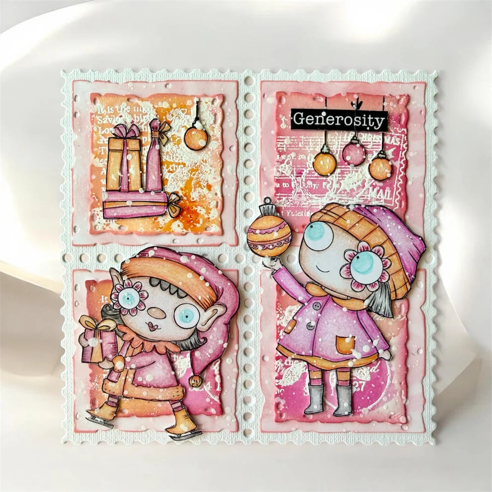 AALL & CREATE - A7 Stamps - Let Joy In  #1389