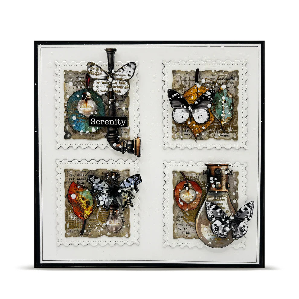 AALL & CREATE - Ephemera Die Cuts  - Gravel Script  #EP-93