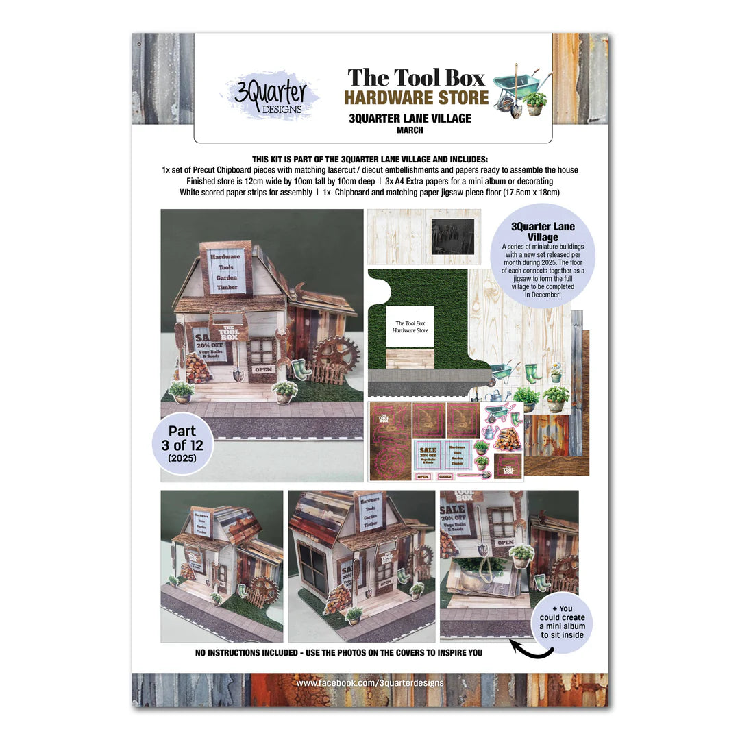 3 Quarter Designs - 3Quarter Lane Village - The Tool Box Hardware Store