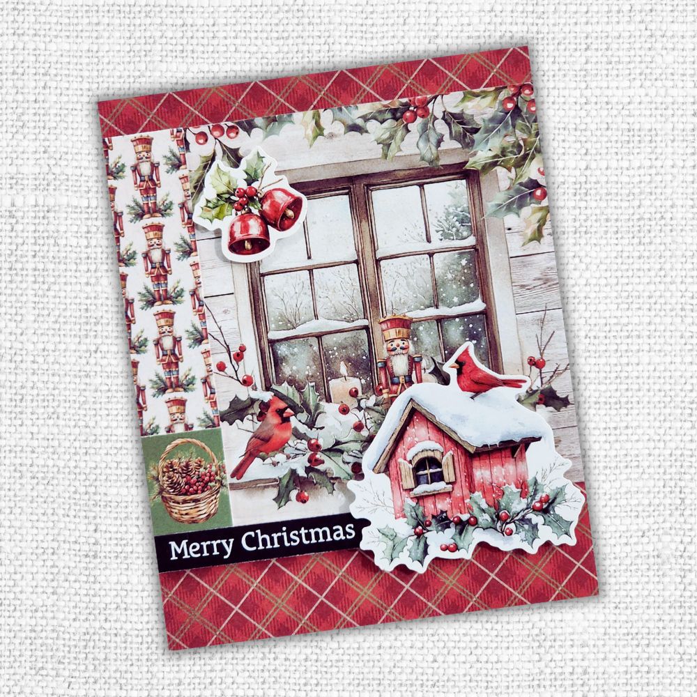 Paper Rose - Papercuts Card Making Kits - Christmas Tree Farm