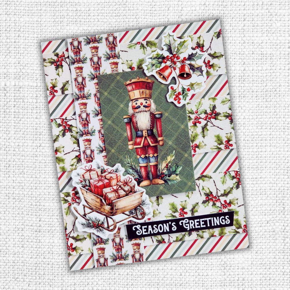 Paper Rose - Papercuts Card Making Kits - Christmas Tree Farm