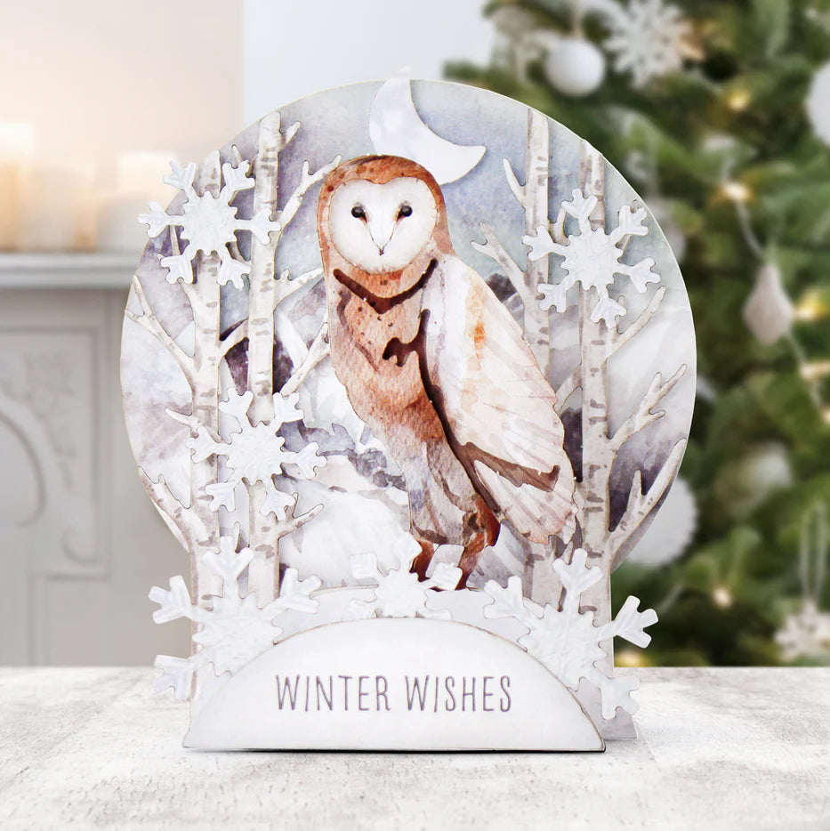 Katy Sue - Watercolour Christmas Animals - Pop Up Card Making Kit